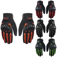 1 Pair Motorcycle Gloves Full Finger Touchscreen Cycling Gloves Outdoor Sports