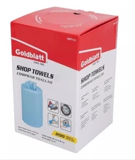 Goldblatt Blue Shop Towels/Rags Box Of 200