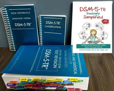 #ad DSM 5 TR Index tab Desk Reference Spiral Classification amp; DSM SIMPLIFIED $59.49