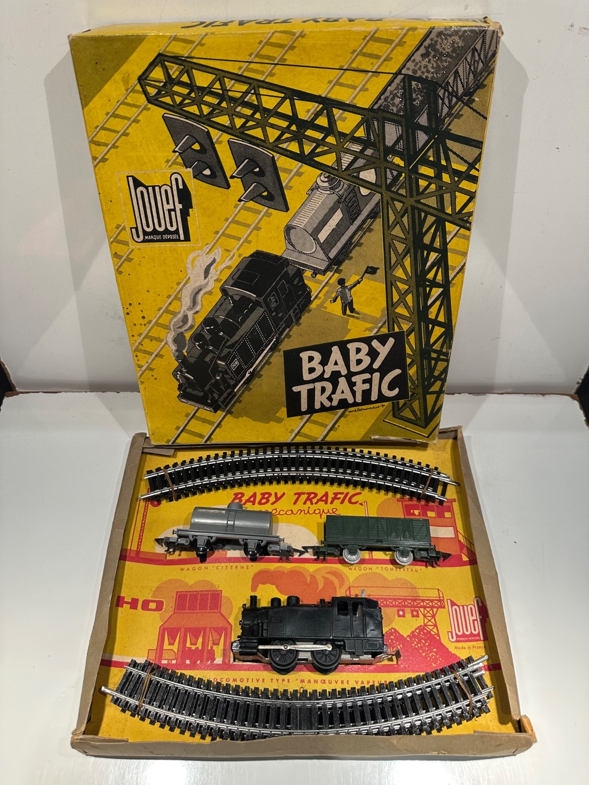 JOUEF HO COFFRET Trafic Express 765E Train Electrique Cc 7107 Wagon EUR 90,00 - FR