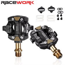 RACEWORK Pedale MTB Pedali SPD Autobloccanti Tacchetti per Mountain Bike Cuscine