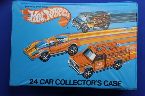 Hot Wheels Redline Era 24 Car Collectors Case Mattel No. 8227 Two Trays 1975 NR