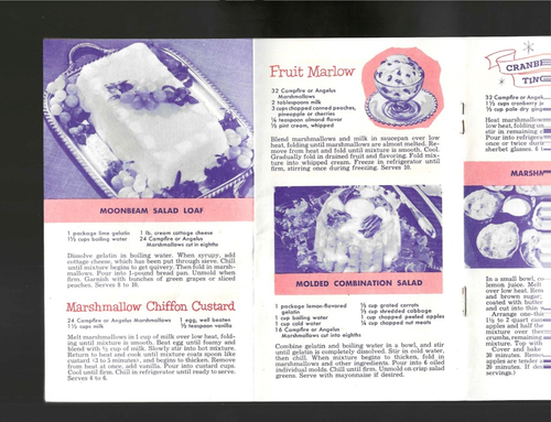 Folleto de colección de los años 40 Mis recetas favoritas de malvavisco Cracker Jack - Imagen 7 de 9