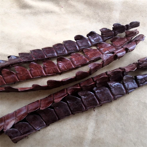 2pcs Genuine Real Alligator Crocodile Skin Leather Hide Pelts DIY Accessories - Picture 14 of 18