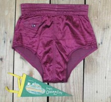 Vintage 1950s Surf Wear Pennleigh Swimsuit Board Shorts Surfer 30 Beach Pennant
