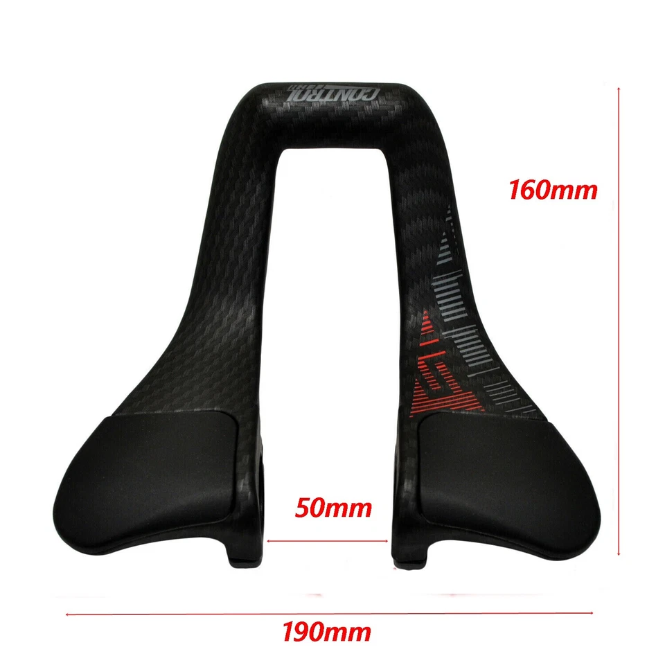 Controltech Sirocco Aero Mini Clip-on Carbon Aerobar Time Trial Triathlon bike - Image 2 of 4