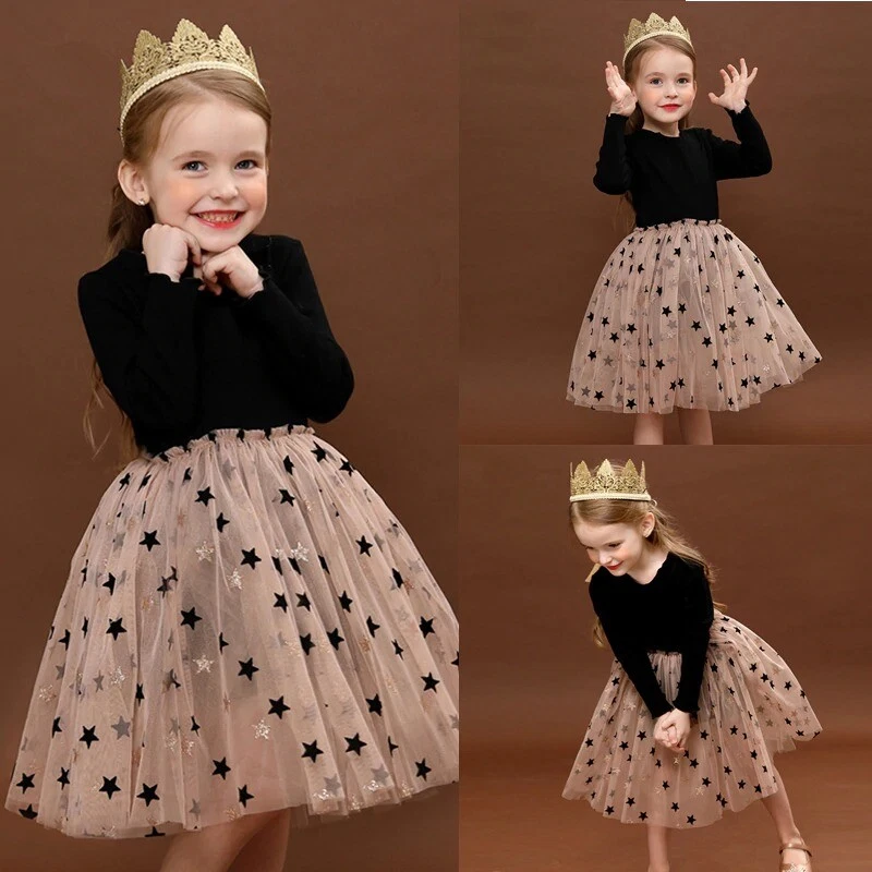 Engañoso Pertenecer a visitar Vestidos de Invierno Princesa Larga Para Niñas Para Niñas de 3 a 8 Años  2023 | eBay