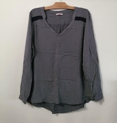 Bluse marineblau Viskose Gr.44 Camaïeu (2506021)
