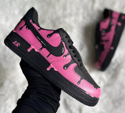 Nike Black And Pink Women's Sneakers Nike Women Air Max Plus