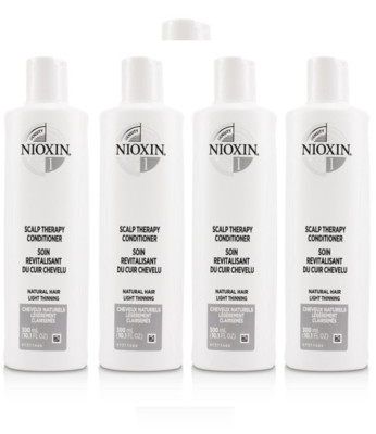 NIOXIN System 1 Scalp Therapy  Conditioner 10.1oz (Pack of 4)