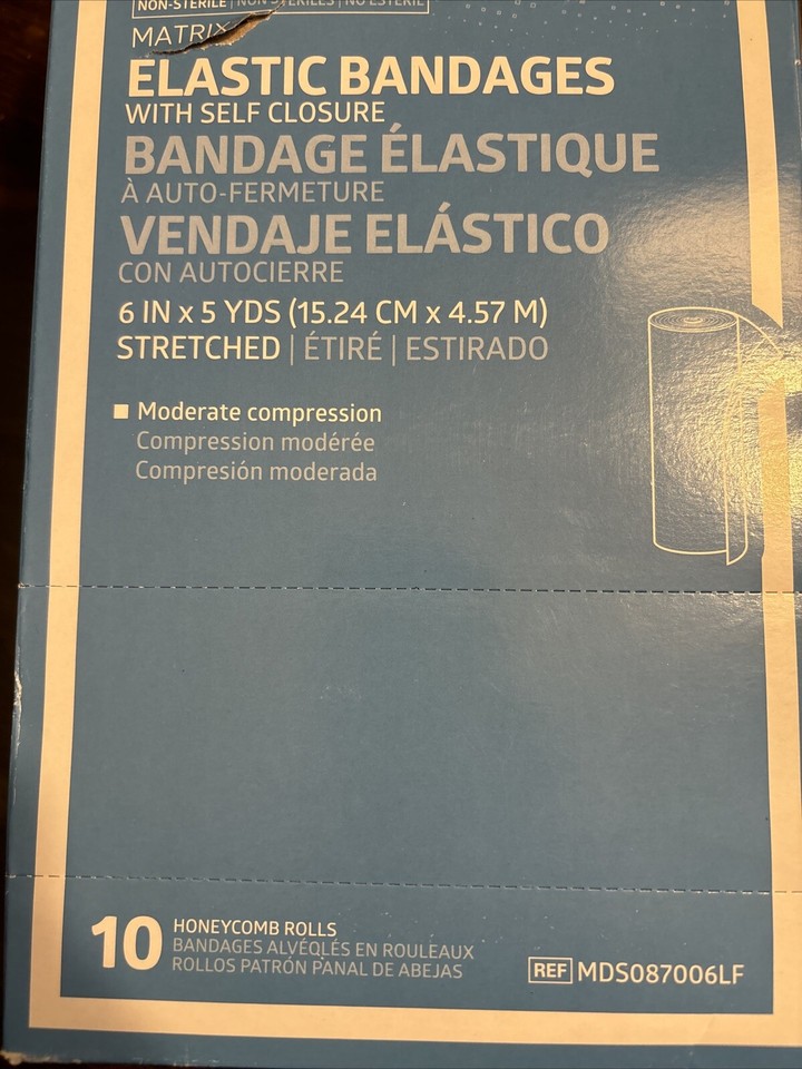 10 Pack Medline Elastic Bandage 6” Inch (Ace Wrap) 7311213 eBay