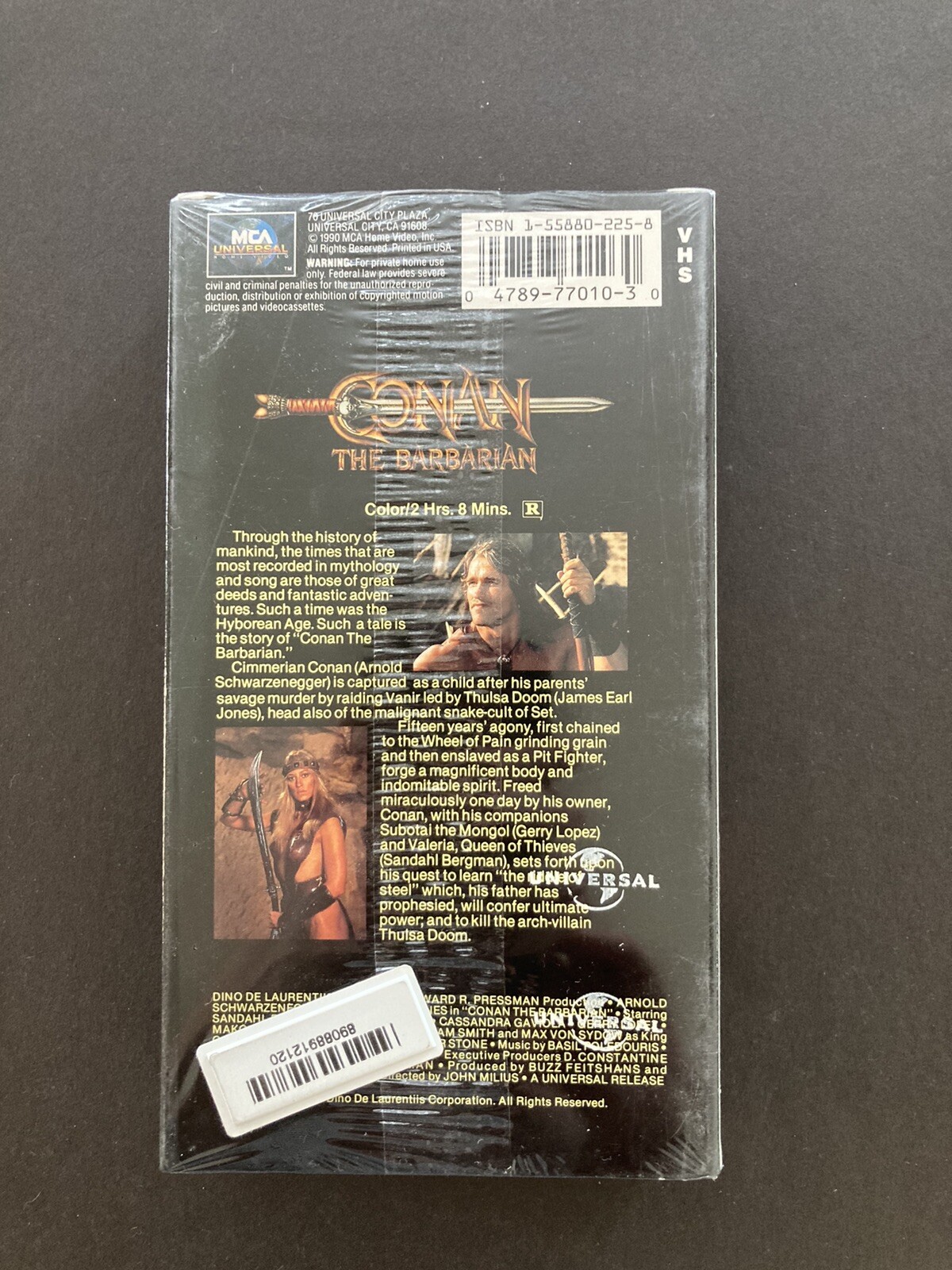 Conan the Barbarian (VHS, 1991) for sale online | eBay