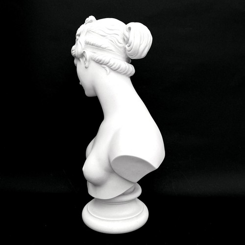 VENUS / APHRODITE - CLASSICAL MARBLE BUST SCULPTURE - MADE IN ENGLAND 14" 6.2kg - Picture 3 of 10