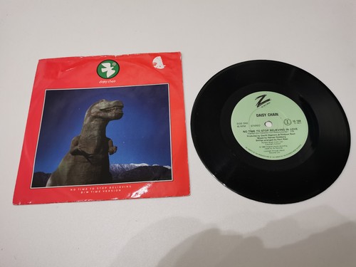 daisy chain no time to stop believing in love 7" vinyl record very good cond