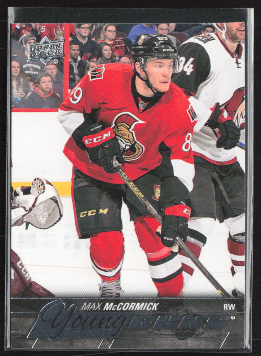 2015-16 Upper Deck #476 Max McCormick Young Guns Rookie