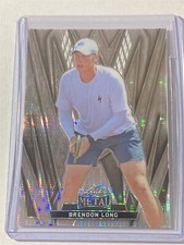 BRENDON LONG 2024 Leaf Metal Pickleball #9 Pulsar Silver 21/25 (H4)