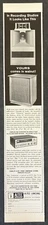 1966 Altec Lansing Stereo Component Systems Speaker Receiver Vintage Print Ad