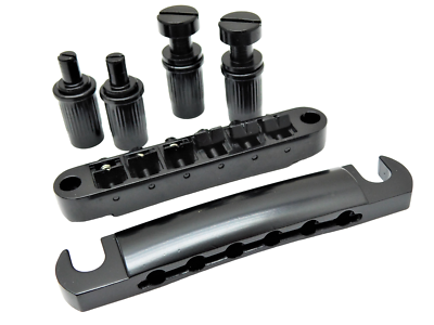 Tune-O-Matic Bridge and Stop Tail Piece set Black for Epiphone | eBay