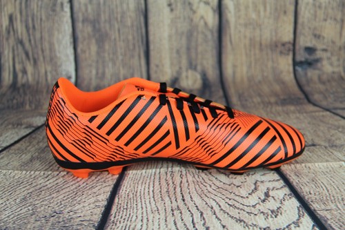 Adidas Nemeziz 17.4 Fxg J Soccer Cleats Pyro Storm Orange/Black S82460 SZ - Picture 9 of 12