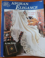 American School of Needlework "Afghan Elegance" Crochet Booklet