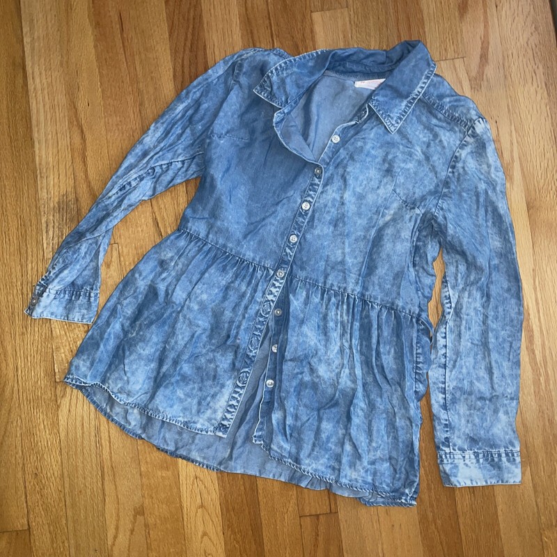 Justice Long sleeves￼ shirt Button-up size 20