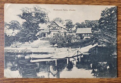 Eccleston Ferry, Chester Vintage Postkarte