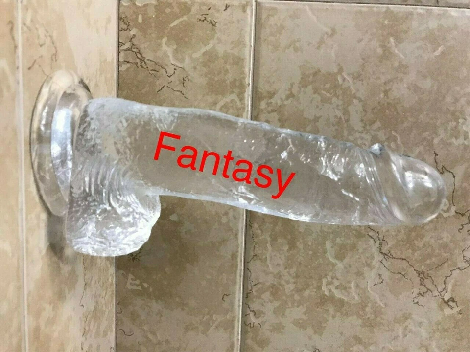 8-Inch-HUGE-Dildo-Realistic-Waterproof-Suction-Cup-Men-Penis-Female-Sex-Toy - Image 4 of 4