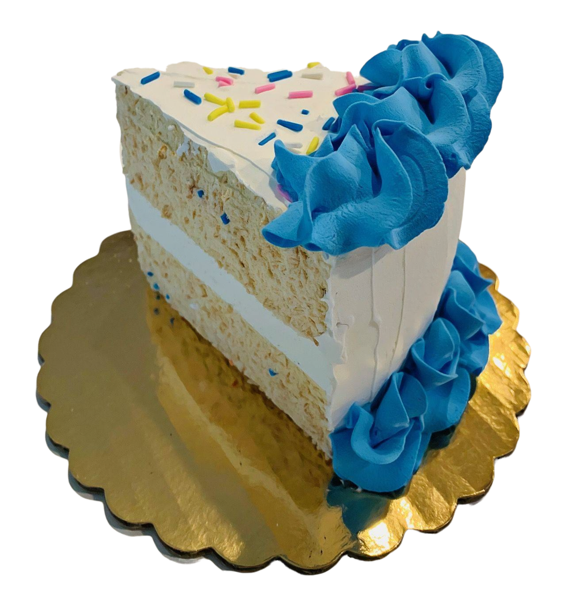 【激レア・USプロモ盤】The Cake / A Slice of Cake DEZICAKES Fake Piece of Cake Slice Artificial Food of Blue