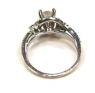 GIA certified 14k white gold .91ct round SI1 G diamond engagement ring 3.7g — photo 6