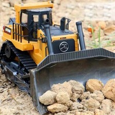 Huina 1:16 Rc Truck Bulldozer 569  Car Remote Control Electric Tractor For Boys