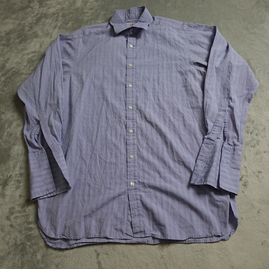 jermyn street dress shirts Hawes & Curtis Mens Jermyn Street London Dress Shirt 16.5/36 Warwick French  Cuff