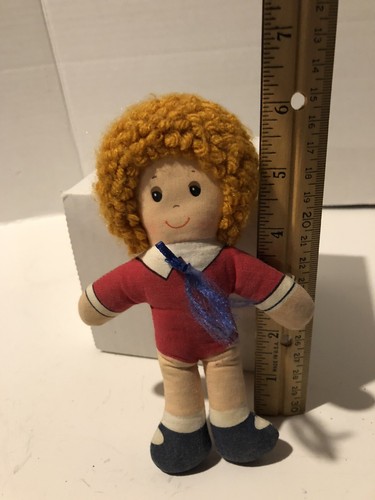 Muñeca artesanal vintage Little Orphan Annie hecha a mano D20 - Imagen 5 de 5