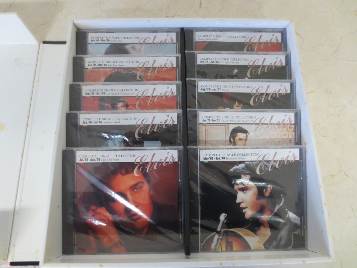 Elvis Presley Japan mail order 10cd Box Complete Singles