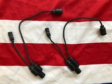 M998 M1025 HMMW SIDE MARKER LIGHTS ADAPTER CABLES. GOOD FOR DOME LIGHTS
