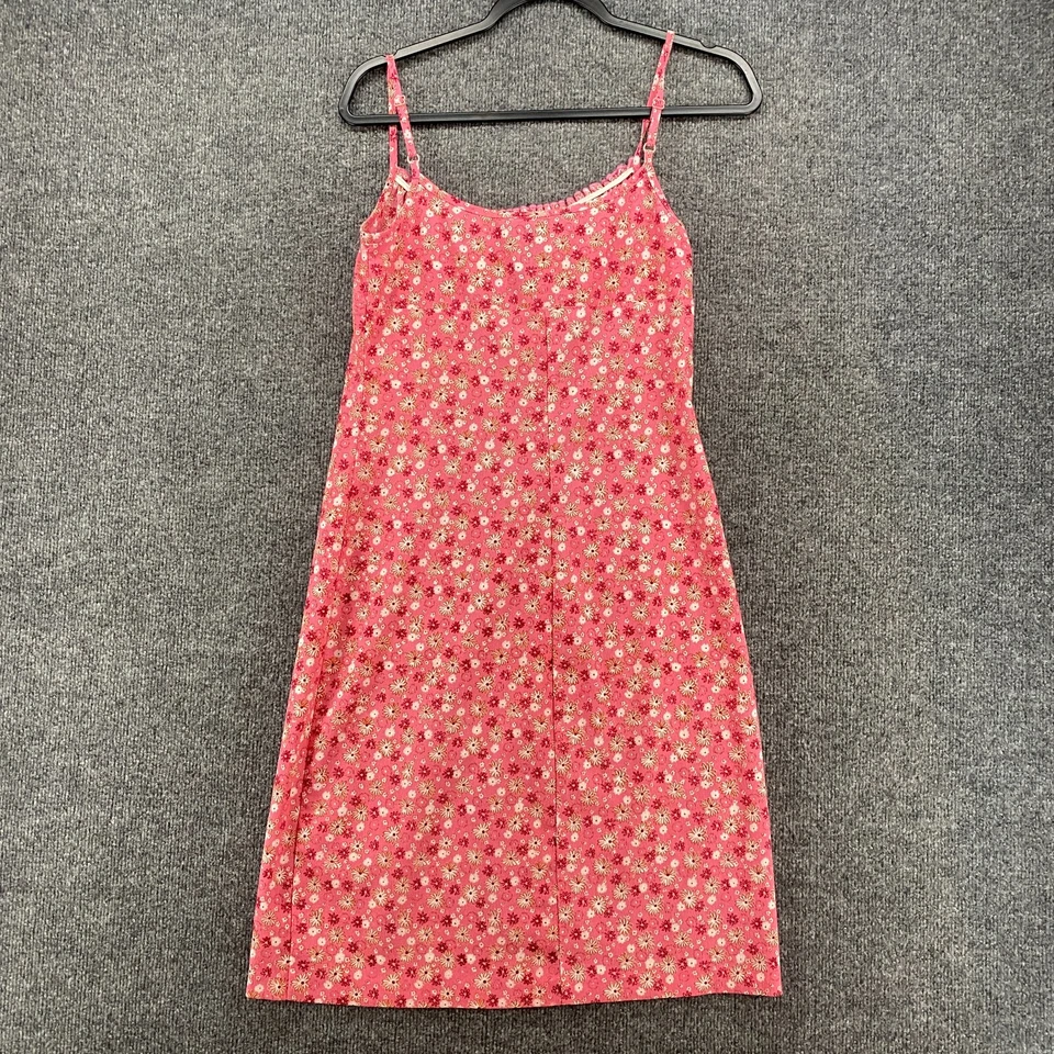 Vestido Vintage Jonathan Martin Talla 9 Rosa Floral Babydoll Y2K Años 90 Fairy Cottage Foto 3 de 4