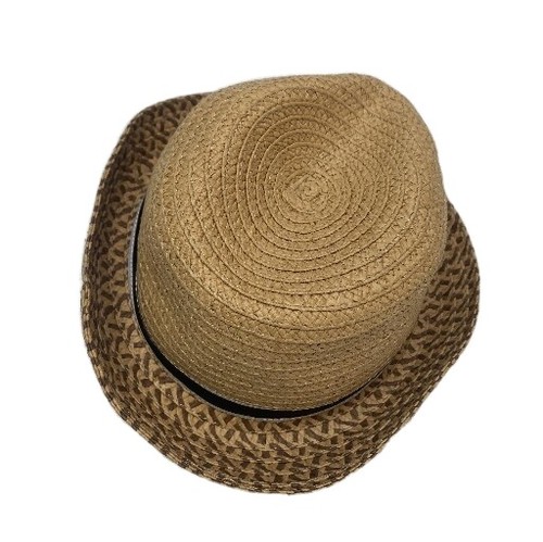 Janie & Jack Fedora Sombrero Casual Talla Única Marrón Paja para 4 a 5 años Nuevo - Imagen 8 de 9