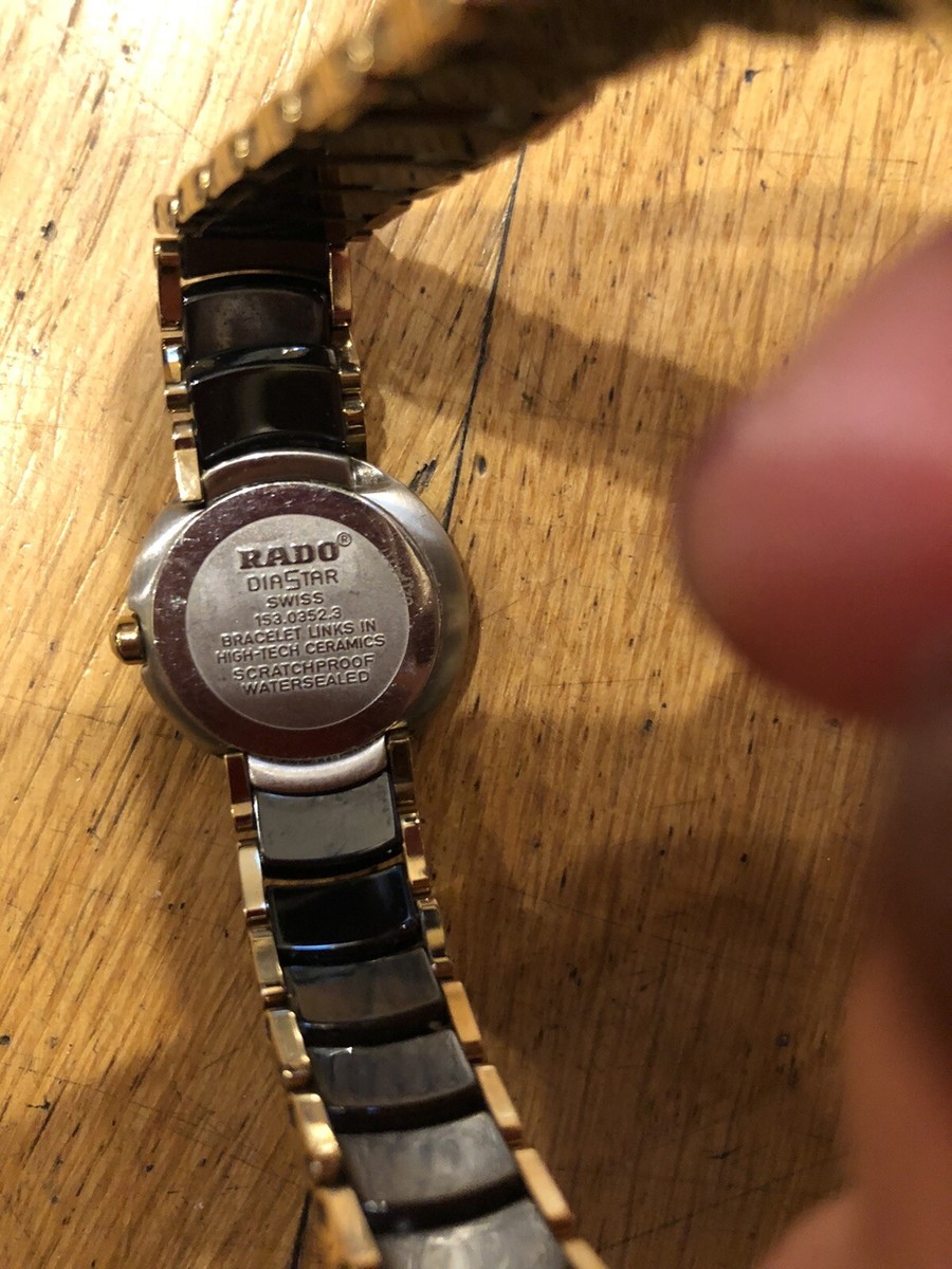 Rado Women's R30930712 Centric Jubile Two Tone Black Ceramic