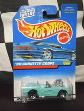 1998 Hot Wheels Main line '58 Corvette Coupe #780 19949 NIP