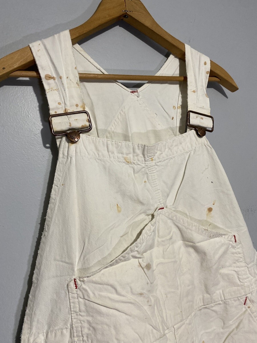 Vintage 70s Big Mac Overalls Painters Bibs 36 Canvas Square