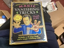 2014 MAGIC Vanishing Tricks Book & Kit By Mudpuddle Inc. Illusions Michael