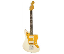 Squier J Mascis Jazzmaster Electric Guitar, With 2-year Warranty, Vintage White,