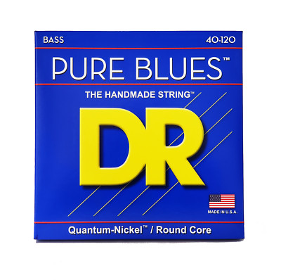DR Strings Pure Blues 5-String Bass Strings Light 40-120