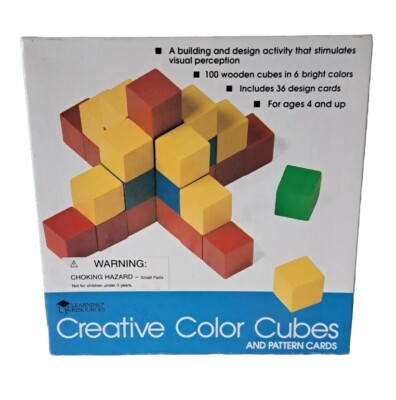 Learning Resources Creative Color Cubes - Learning Game - Complete 