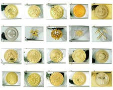 EIKO Koppelschloss 22 Motive Koppel Schloss Zunft Zimmermann Dachdecker Maurer