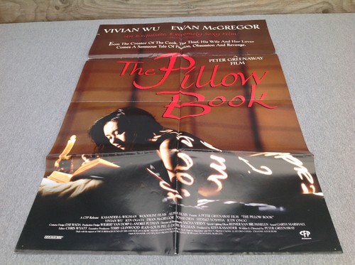 1996 The Pillow Book Original Movie House Full Sheet Poster