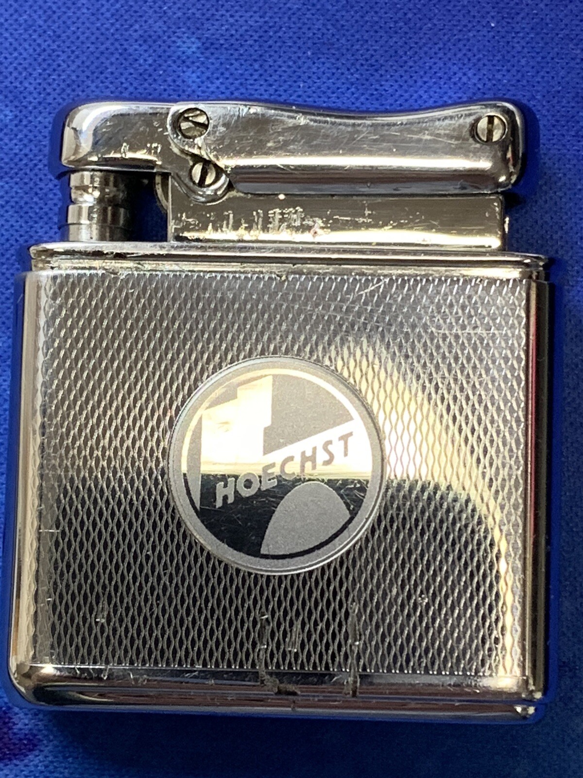 Jbelo Monopol “Hoechst” Company Promotional Lighter Vintage Silver Colour AS IS eBay