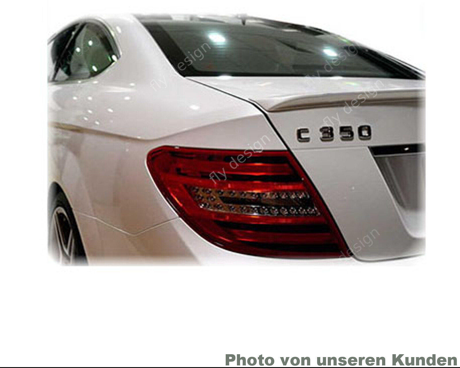 Rear Spoiler Suitable for MERCEDES Benz W204 C-Class 2007-2015 Coupe