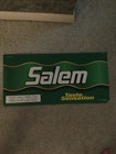 Combo Salem & Doral Cigarette Advertising Placard, 12” L X 24” W, VG — photo 1