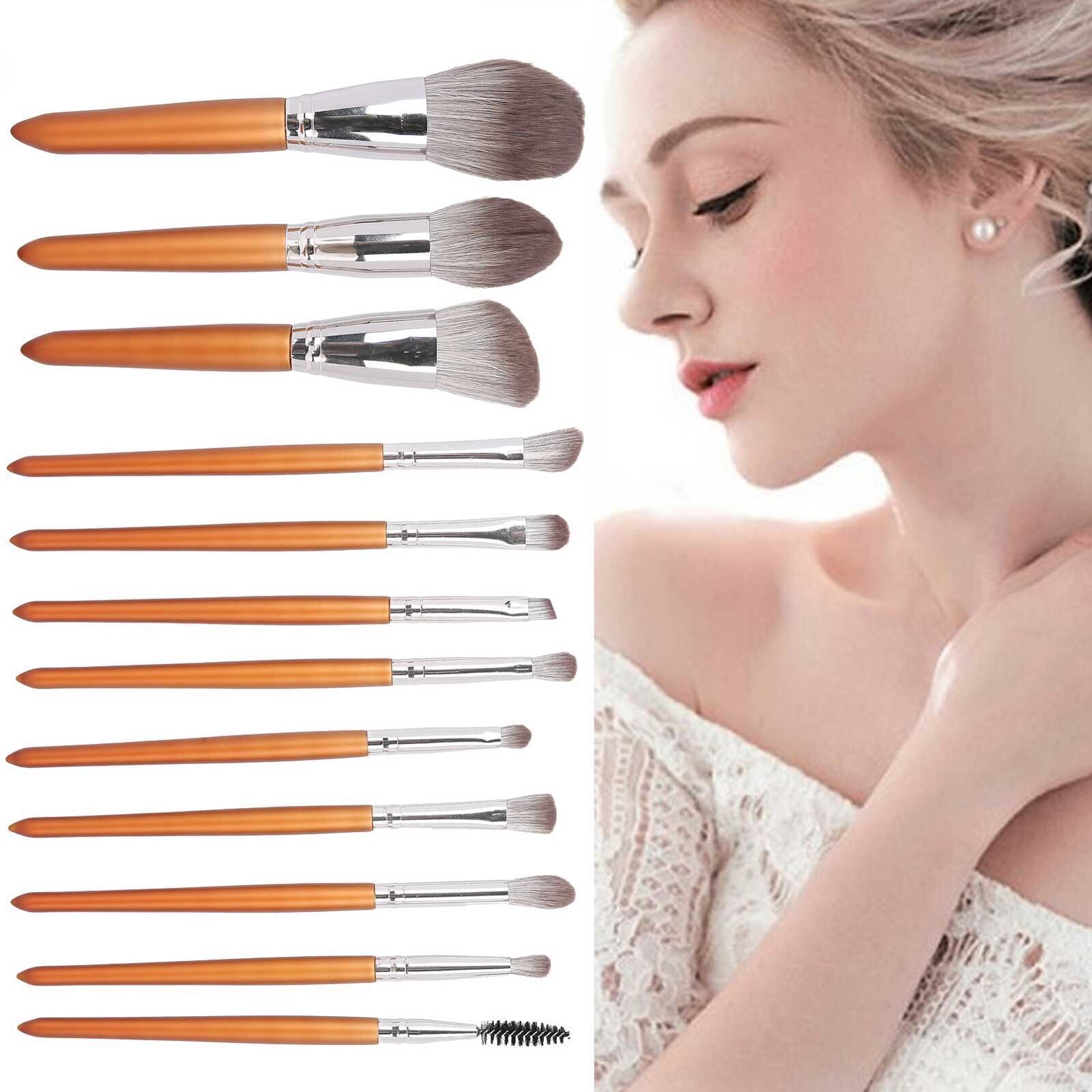 MAANGE 12-Piece Professional Makeup Brush Set for Foundation Powder Blush Concealer Eyeshadow