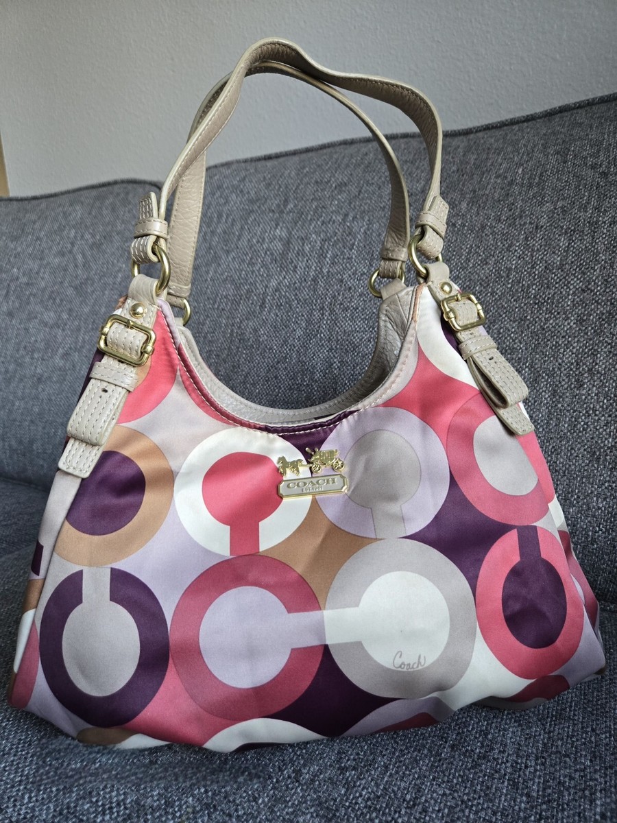 Coach Pink Op Art Madison mini Bag